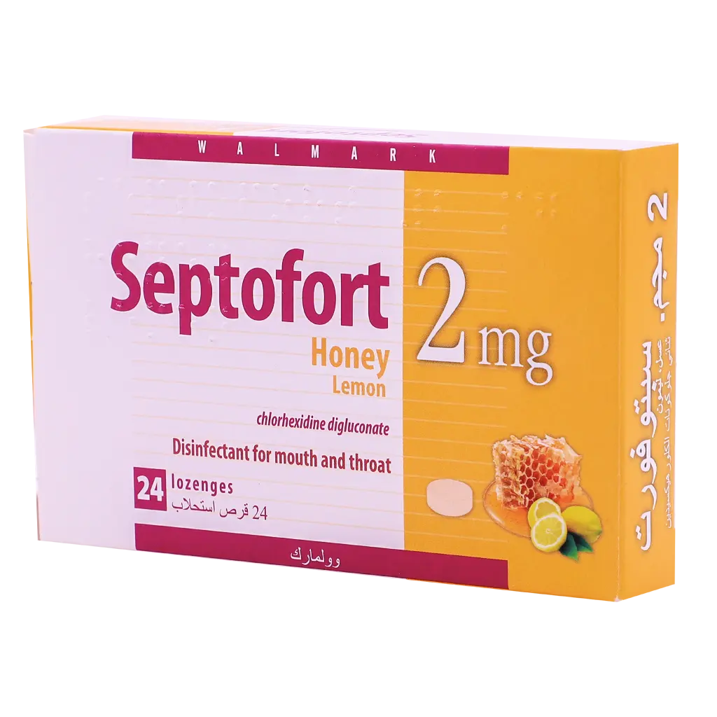 Septofort Honey And lemon Disinfectant Of Oral Cavity And Throat 2 mg - view 1