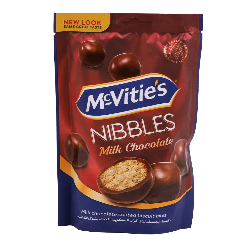 Mcvities Nibbles Biscuit Balls Milk Chocolate 110 gm - view 1