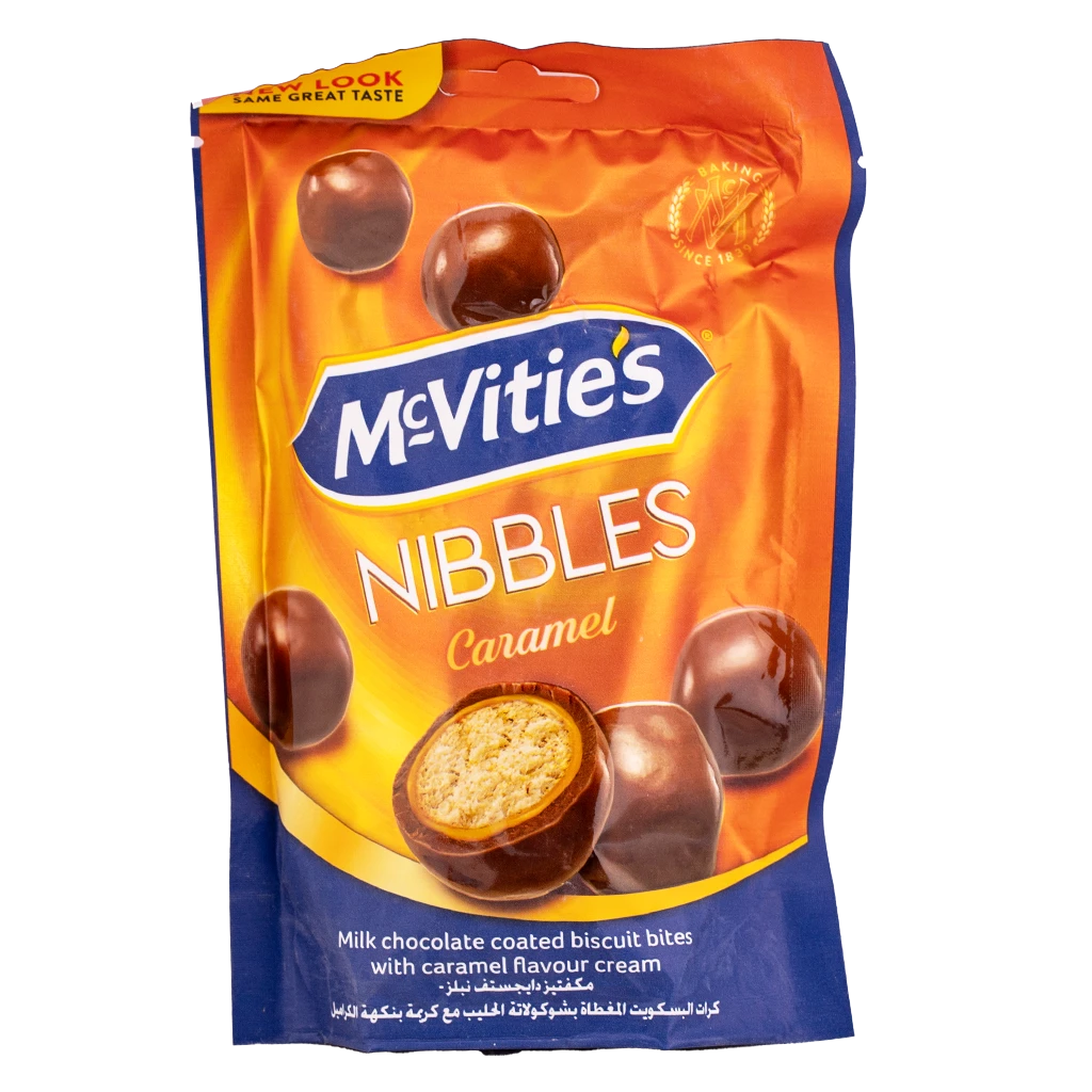 Mcvitie'S Digestive Caramel Chocolate Nibbles 110 gm