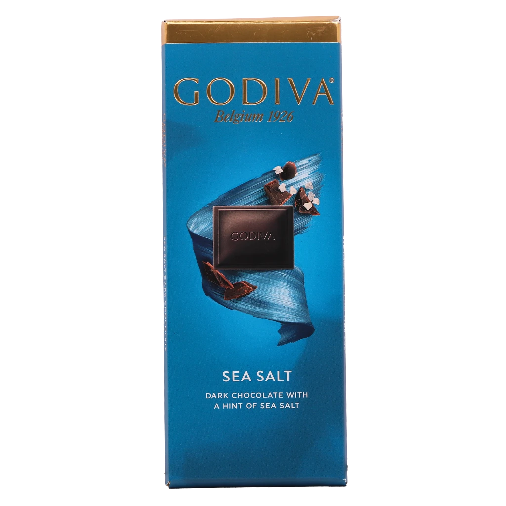 Godiva Dark Chocolate with Sea Salt 90 gr
