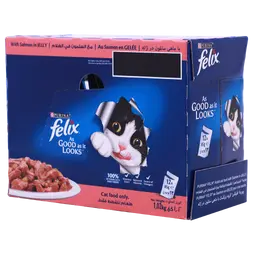 PurinaFelix Salmon in Jelly Pack 12pcs 85gm