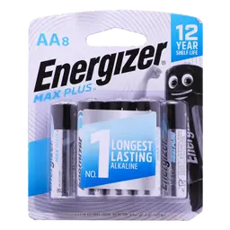 Energizer Max Plus Batteries AA 8 pcs