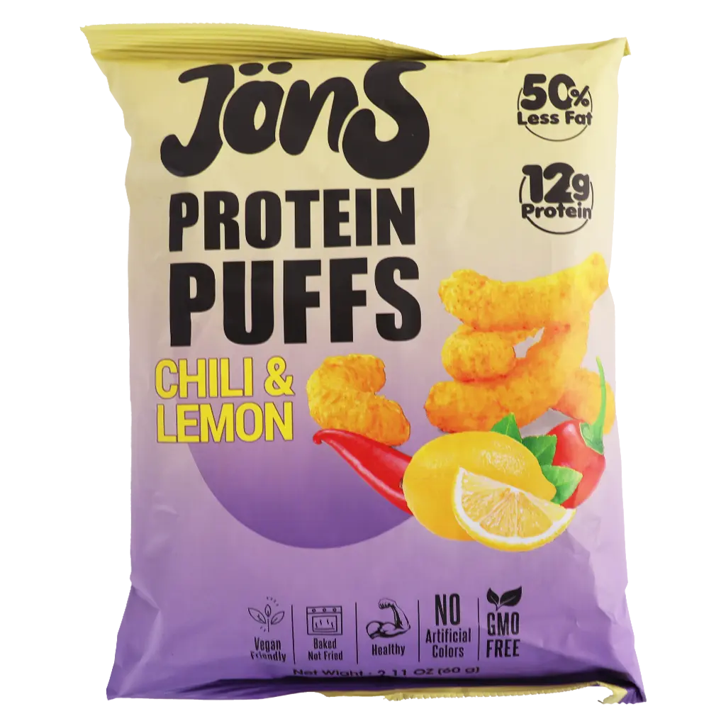 Jons Protein Puffs Chili Lemon Flavour 60 gm - view 1