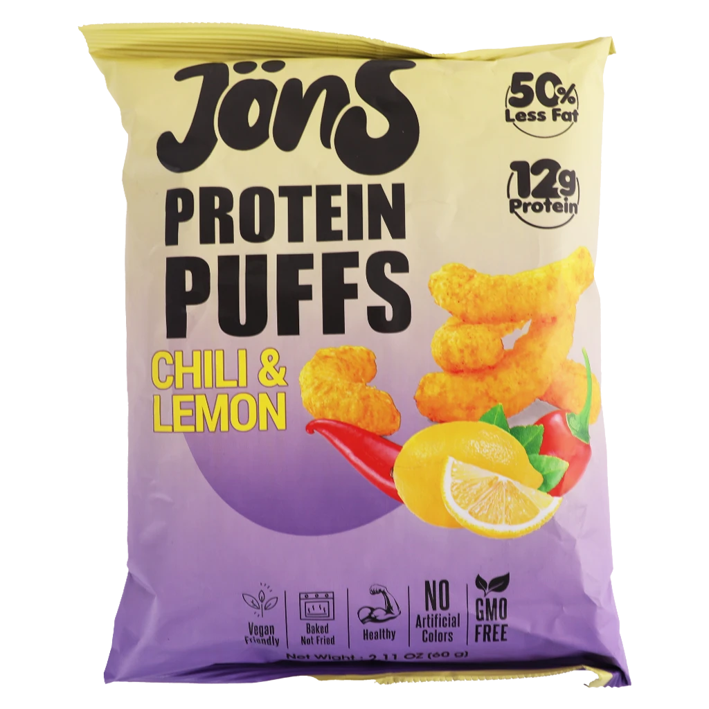 Jons Protein Puffs Chili Lemon Flavour 60 gm