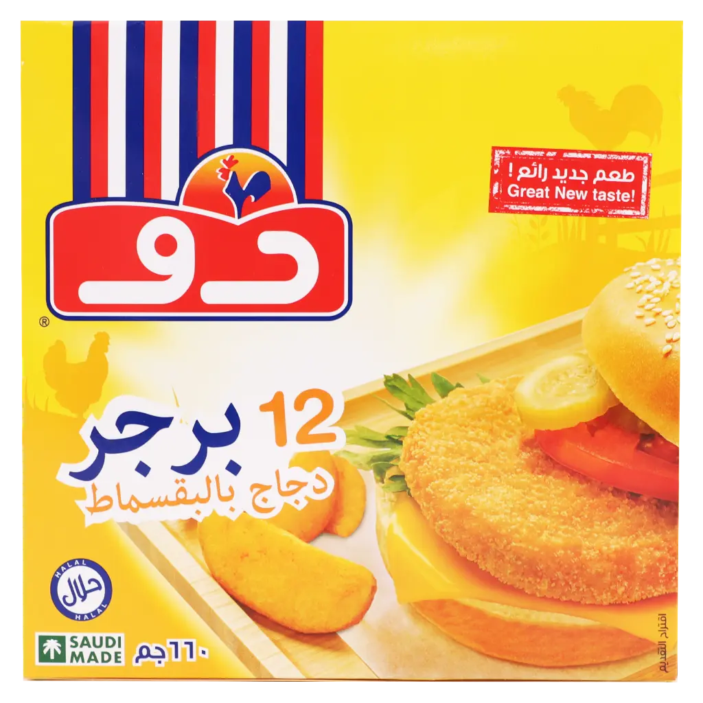 Doux Chicken Breaded Burger Doux 660 gm - view 2