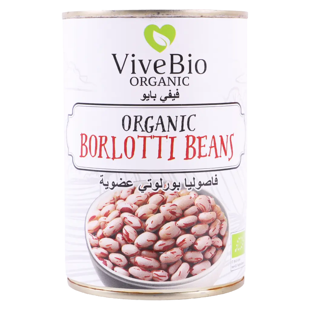 Vivebio Organic Borlotti Beans 400 gm - view 1