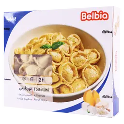 Belbia Tortellini Frozen Pasta Stuffed With Four Cheeses, 250 gm