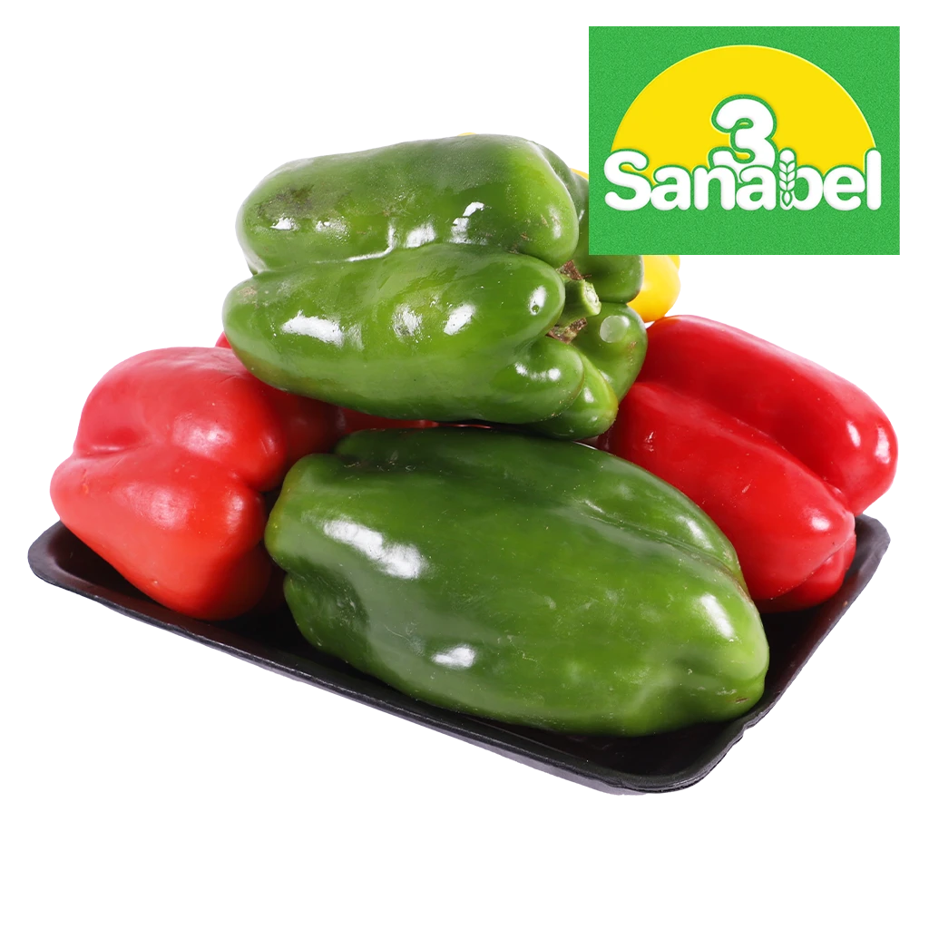 ثلاثة سنابل فلفل رومي ملون 1 كجم