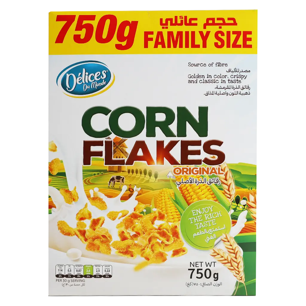 Delices Du Monde Corn flakes Original 750 gm - view 2