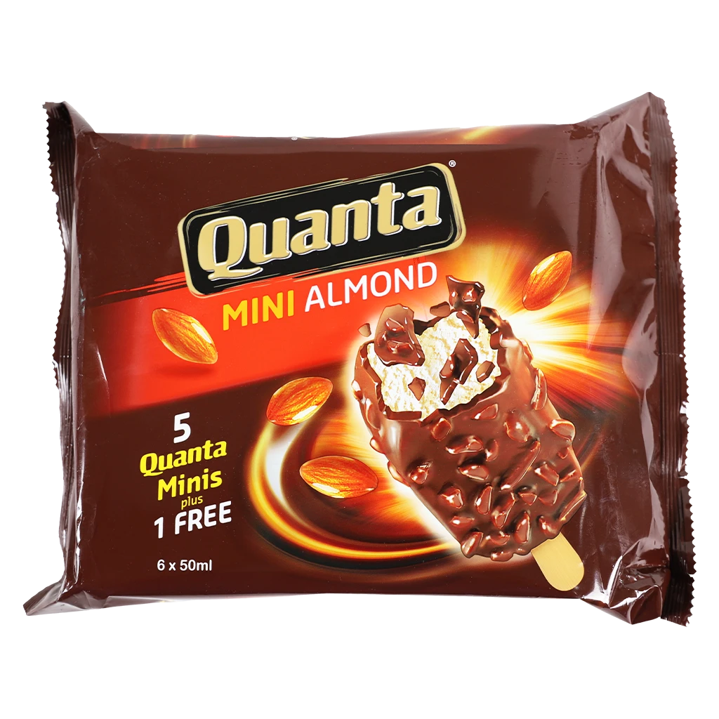 Quanta Ice Cream Mini Almond 6 pcs 50ml
