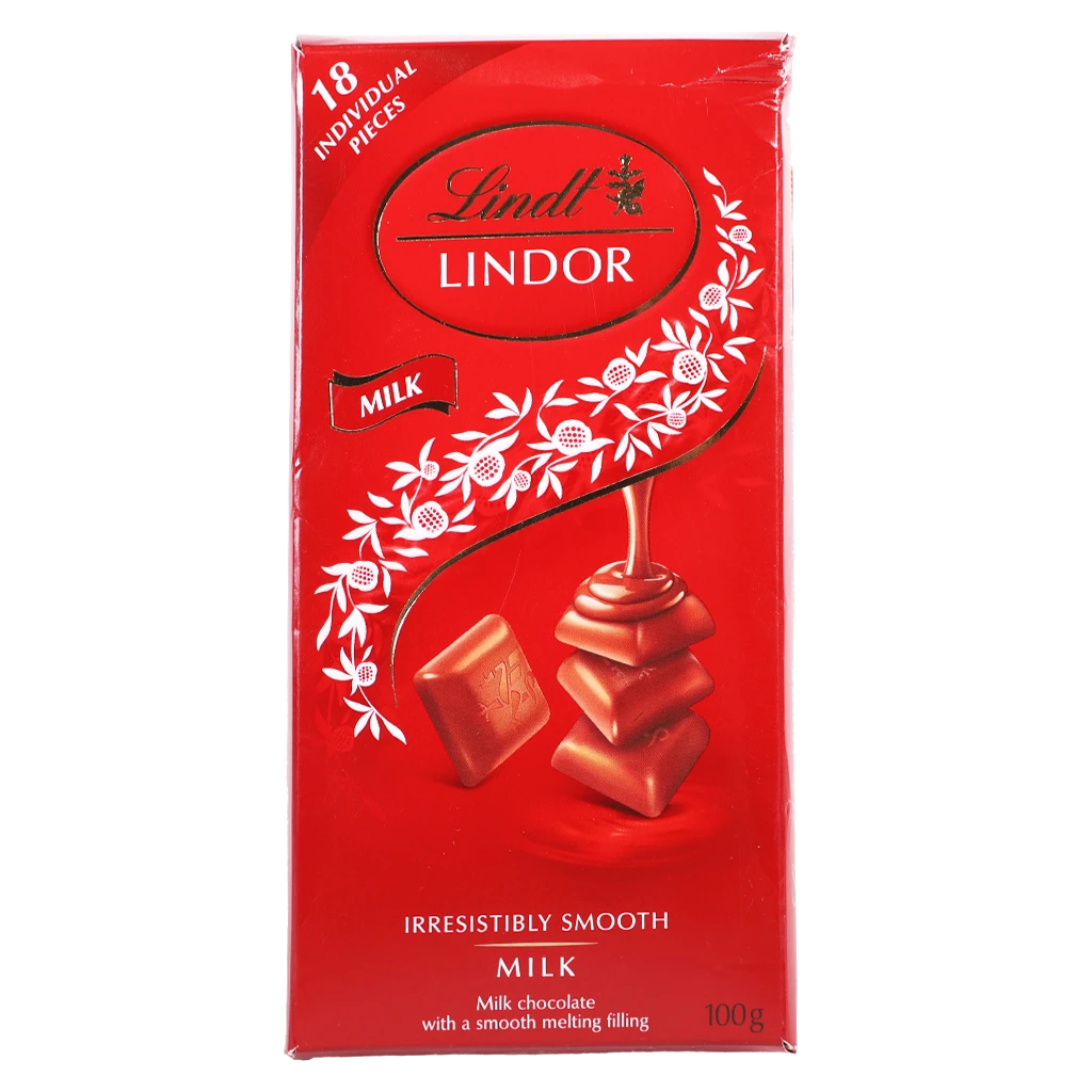 Lindt Lindor Milk Chocolate100 Gm