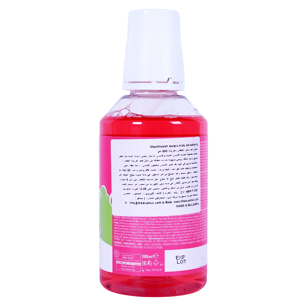 Astera Mouthwash Astera Kids Strawberry 6+ Years 300 ml - view 3
