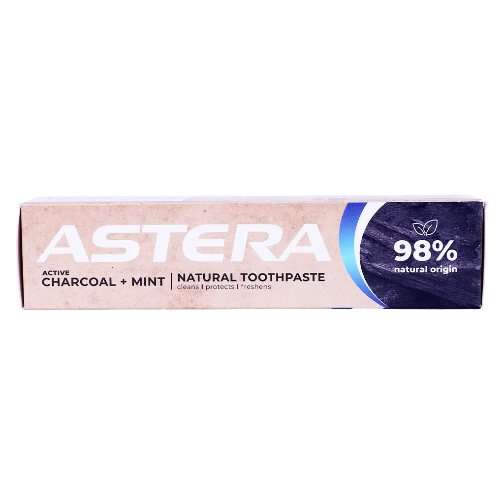 Astera Toothpaste Natural Charcoal and Mint 75 ml - view 2