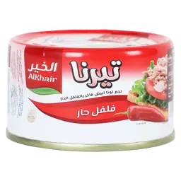 الخير تونا تيرنا فلفل حار 80 جم