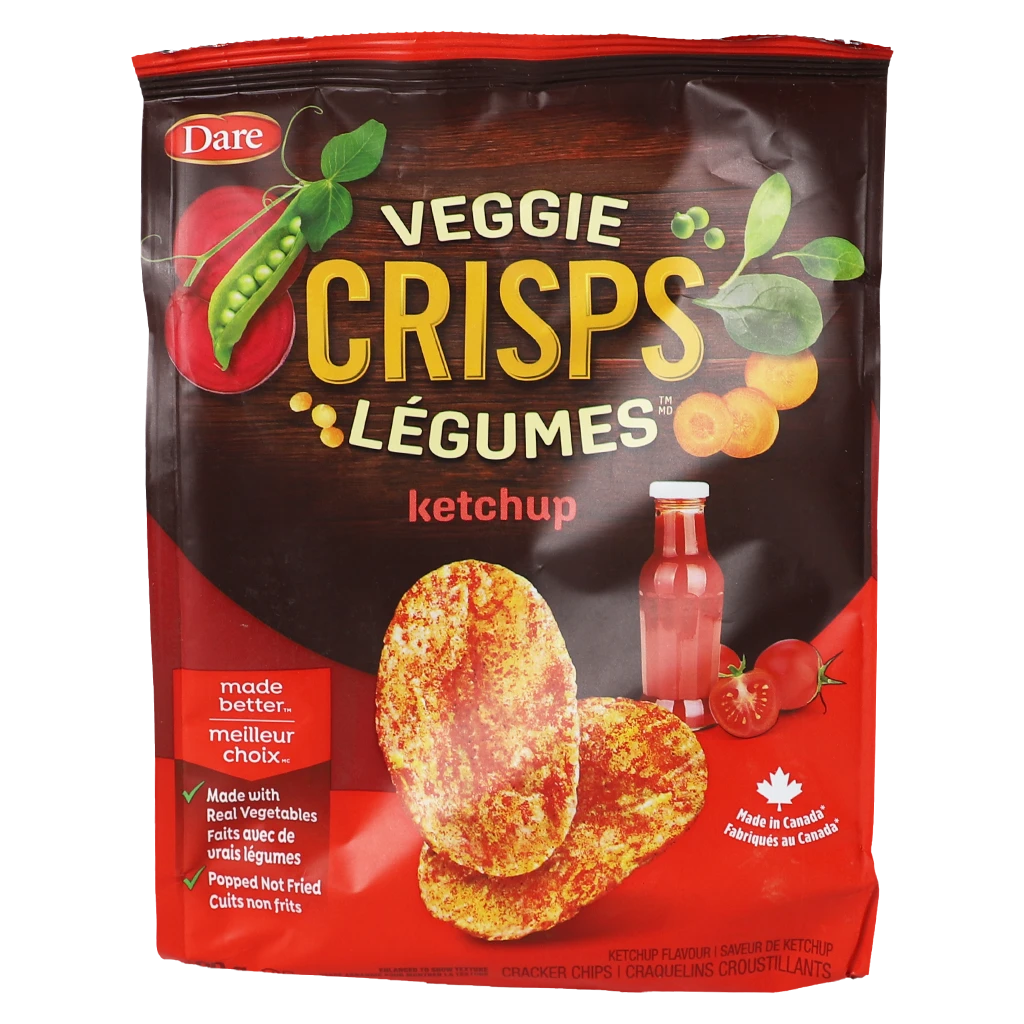 Dare Foods Veggie Crisps Ketchup 100 gm
