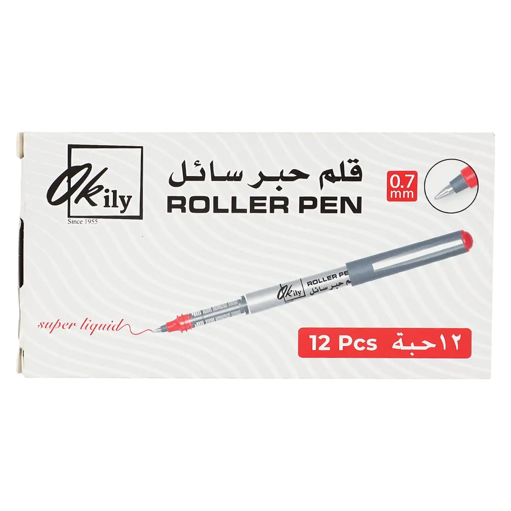 Alokaily Red Pen  Color Size 0.7 mm 12 pcs - view 2