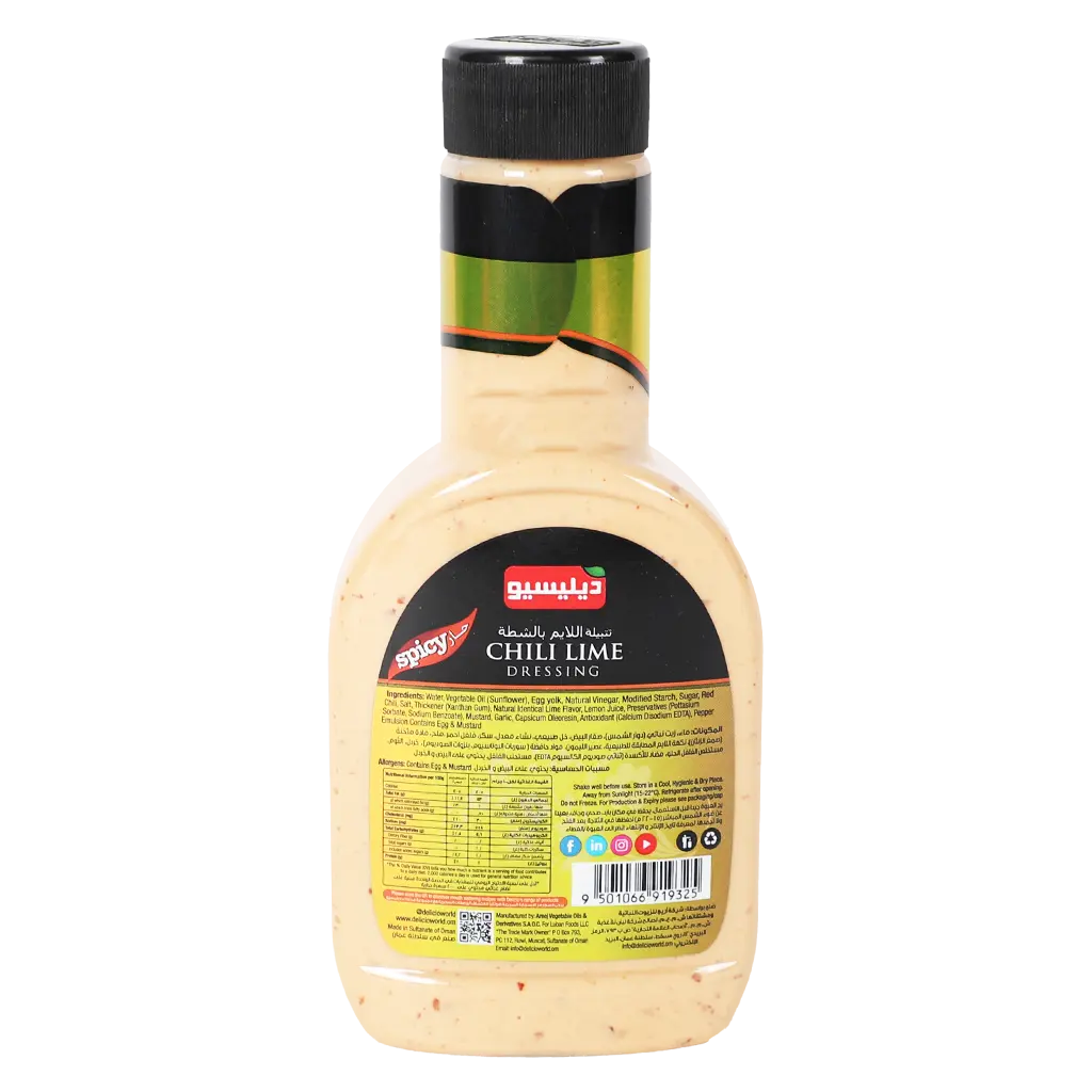 Delicio Chili Lime Dressing 267 ml - view 2