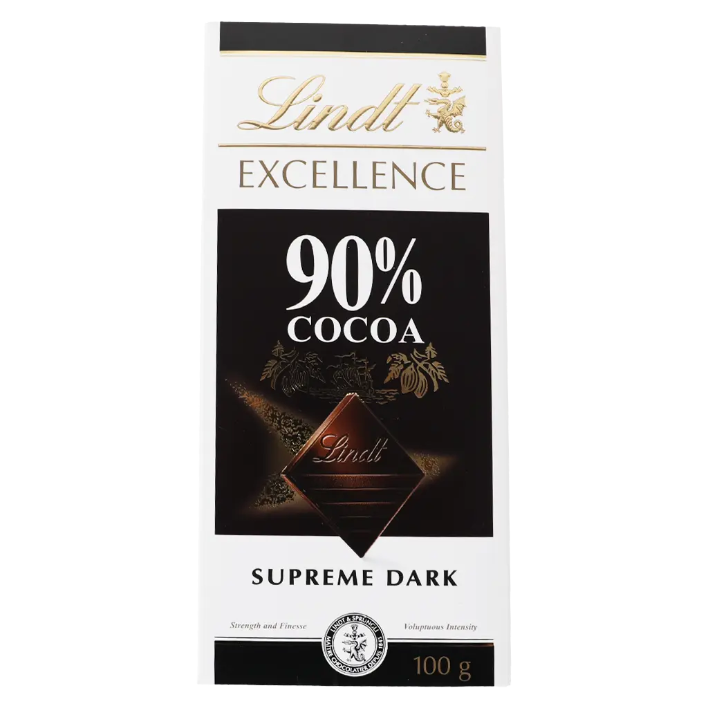 Lindt Excellence Dark 90% 100 gm - view 2