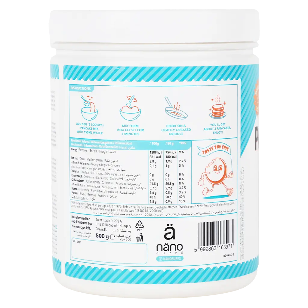 Nano Protein Pancake Ready To Mix Vanilla 500 gm - view 3