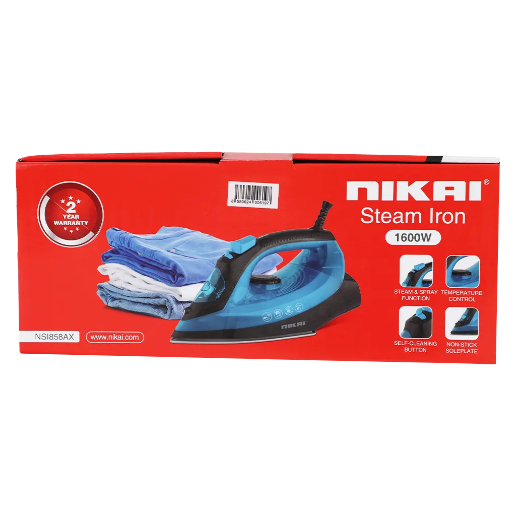 Nikai Steam Iron 1600 W  - view 5