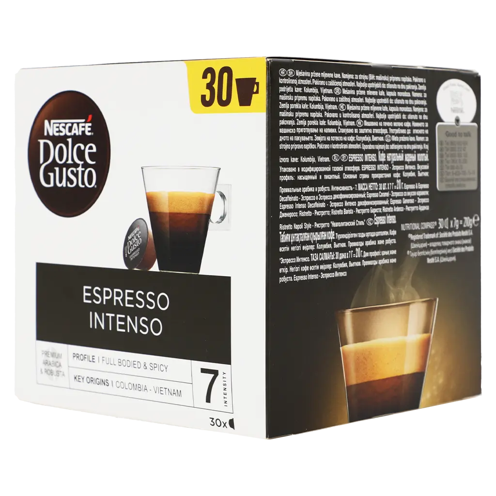 Nescafe Dolce Gusto Espresso Intenso Xl 30 Pods - view 1