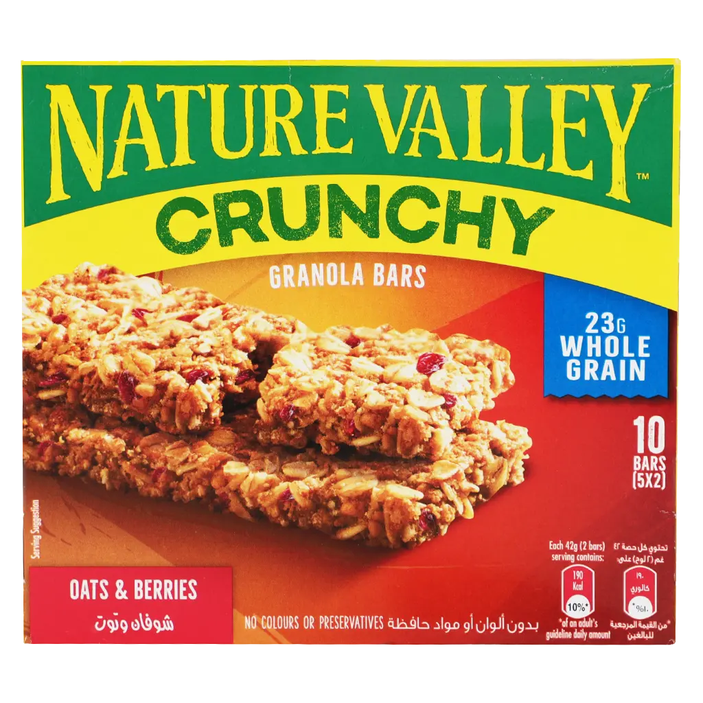 Nature Valley Crunchy Granola Bars Oats & Berries 5 × 42 gm - view 2