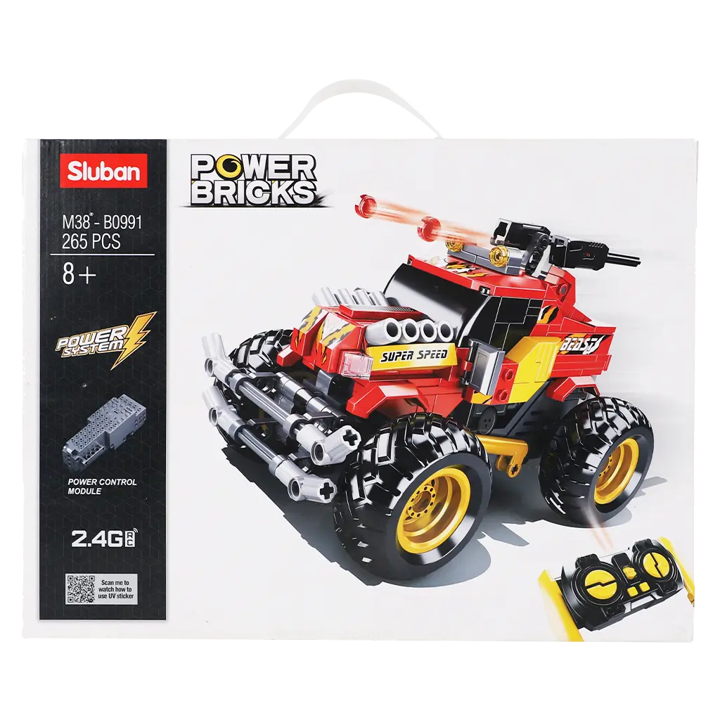 Sluban car assembly with red remote 265 pcs - view 2