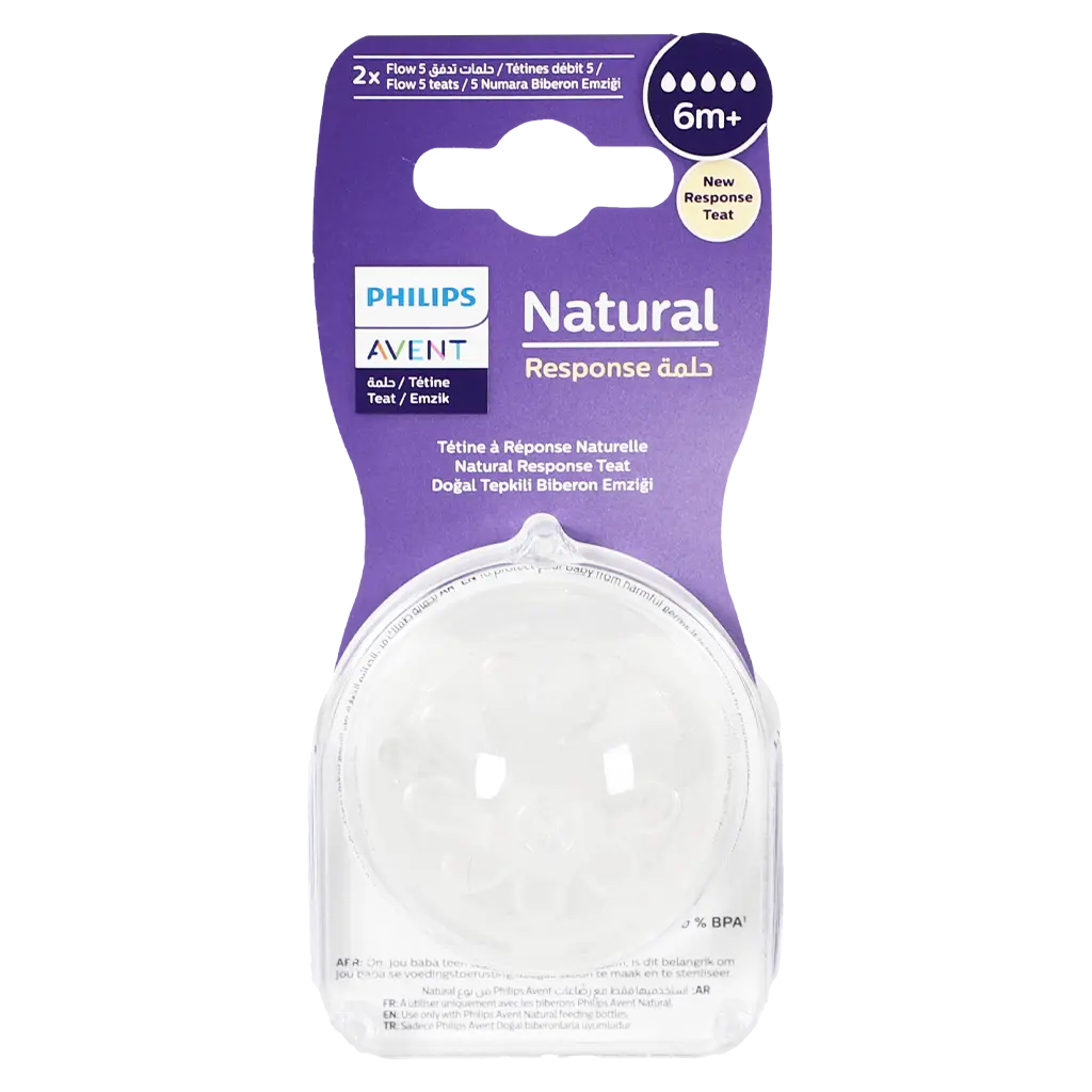 Philips Avent Natural 5.0 Feeding Teats 6 month - view 1