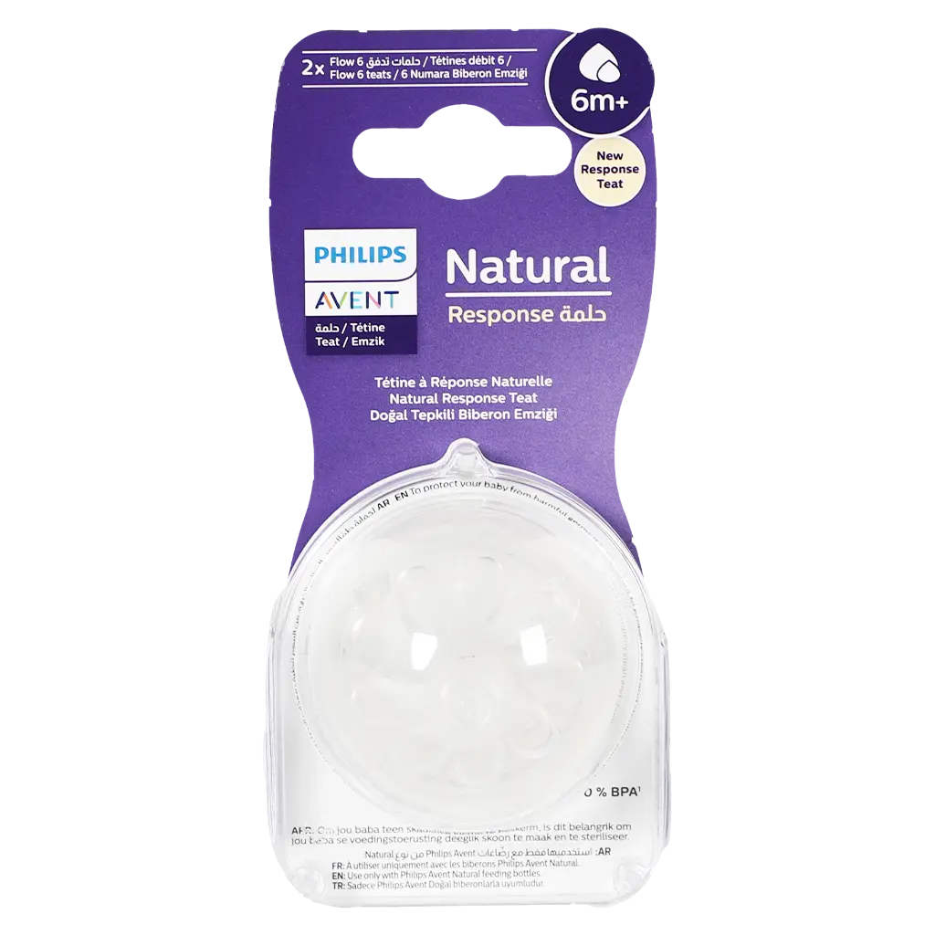 Philips Avent Natural 6.0 Feeding Teats Thick Feed - view 2