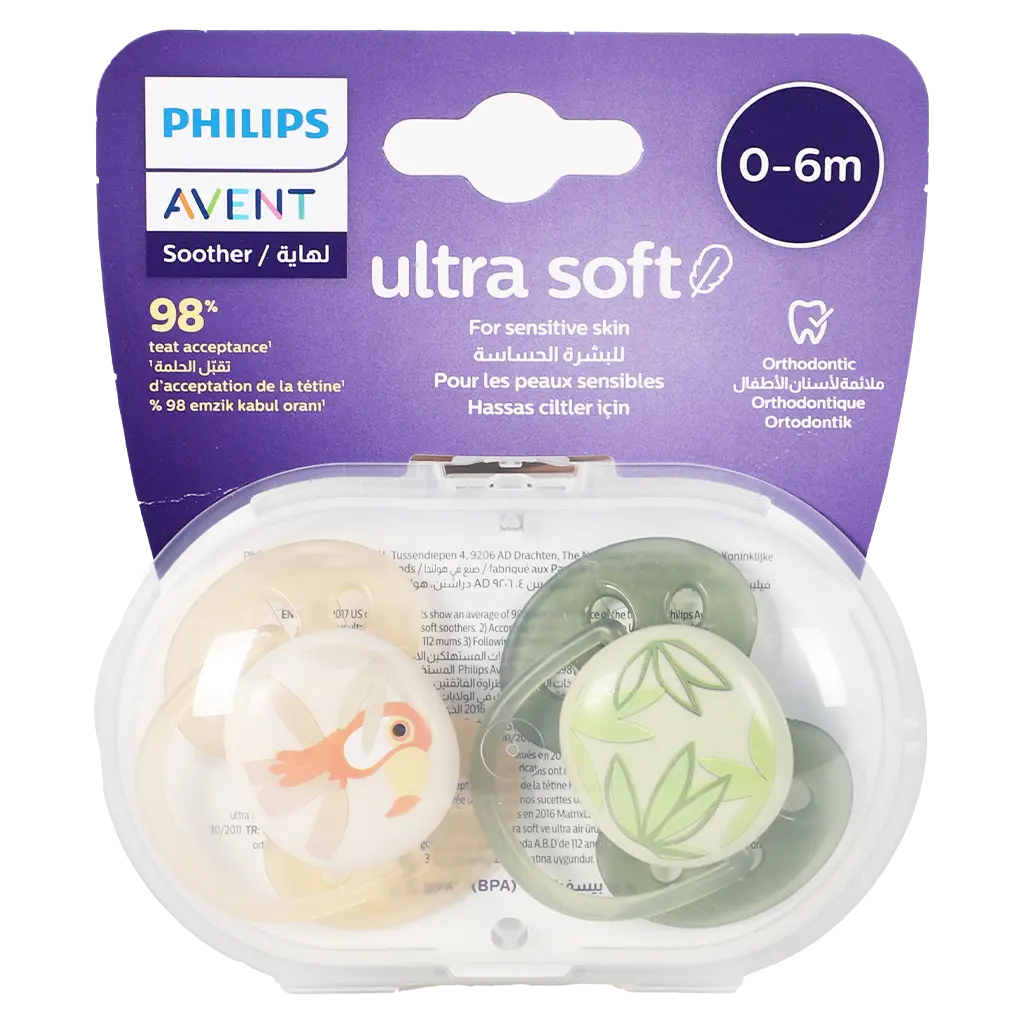 Philips Avent Ultra Soft Pacifier 0-6 month Boy - view 2