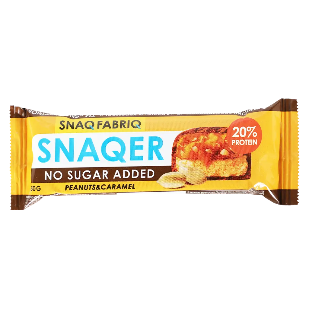 Snaqer Bar Peanuts And Caramel Sugar Free 50 gm - view 1