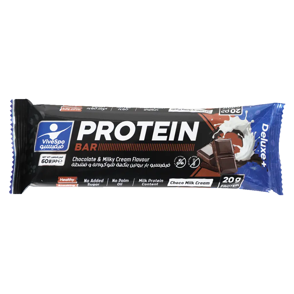 ViveSpo Delux Bar Protein Chocolate & Milky Cream 60 gm - view 1
