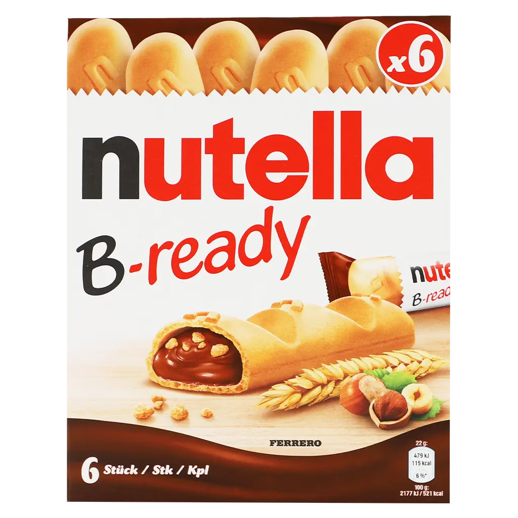 Nutella B Ready Wafer Chocolate 6 Pieces - view 3