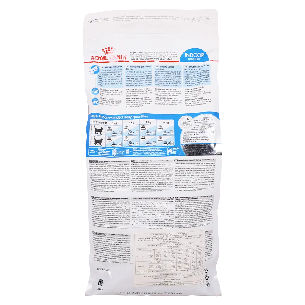 Royal Canin Fhn Indoor Long Hair Feline Breed Nutrition Cat Food 2 kg - view 3