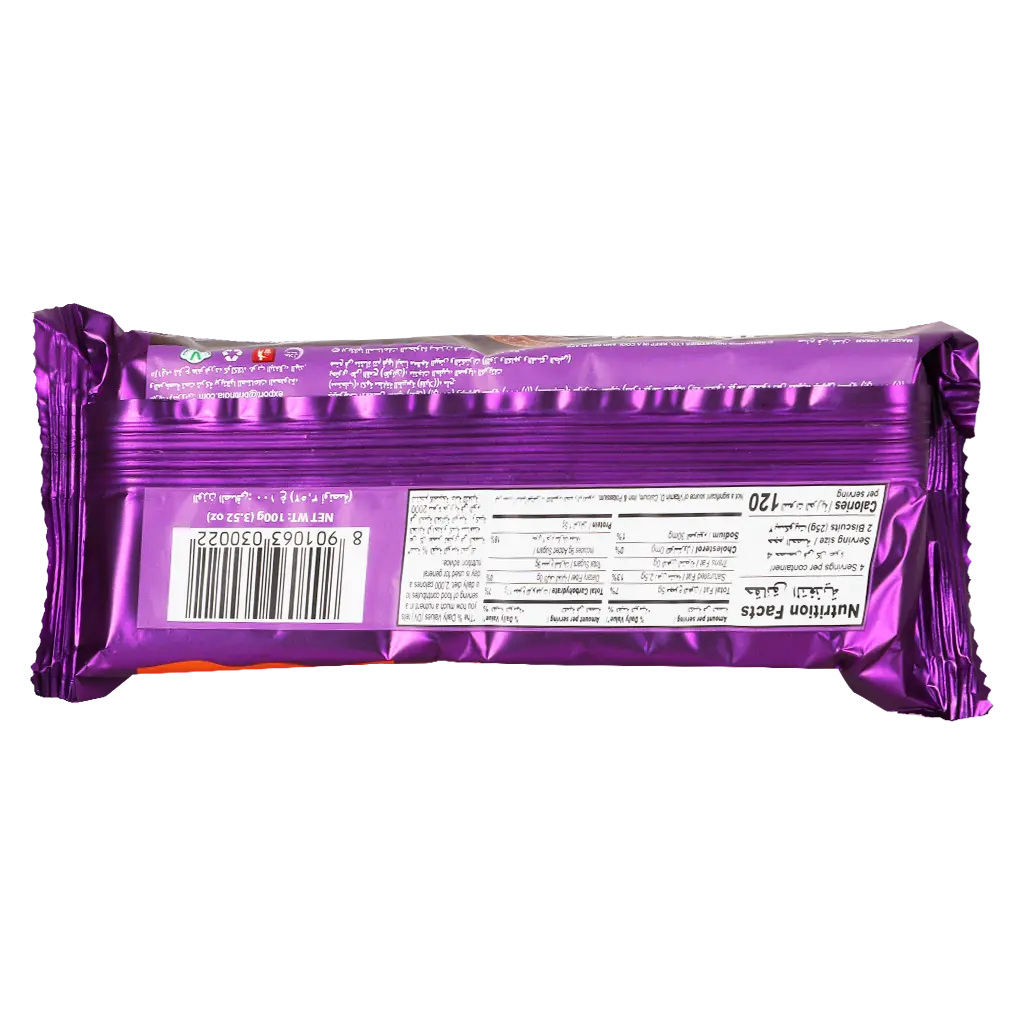 Britannia Bourbon Chocolate Cream Biscuit 100 gm - view 2