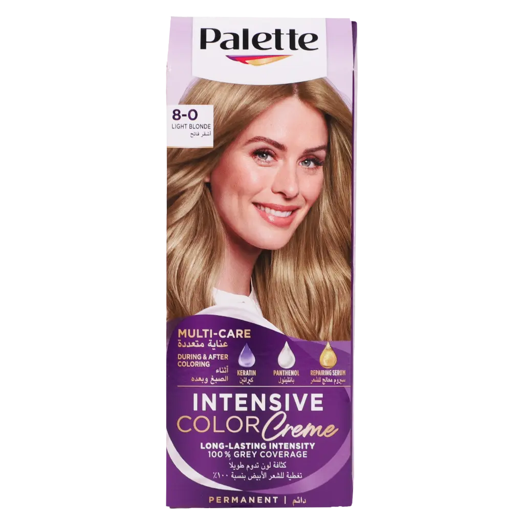 Schwarzkopf Palette Intensive Color Creme 8-0 Light Blonde - view 2