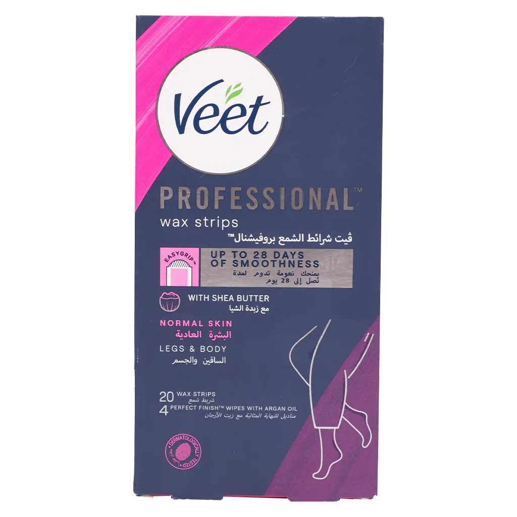 Veet Gel Wax Strips Normal Skins 20 Pieces - view 2