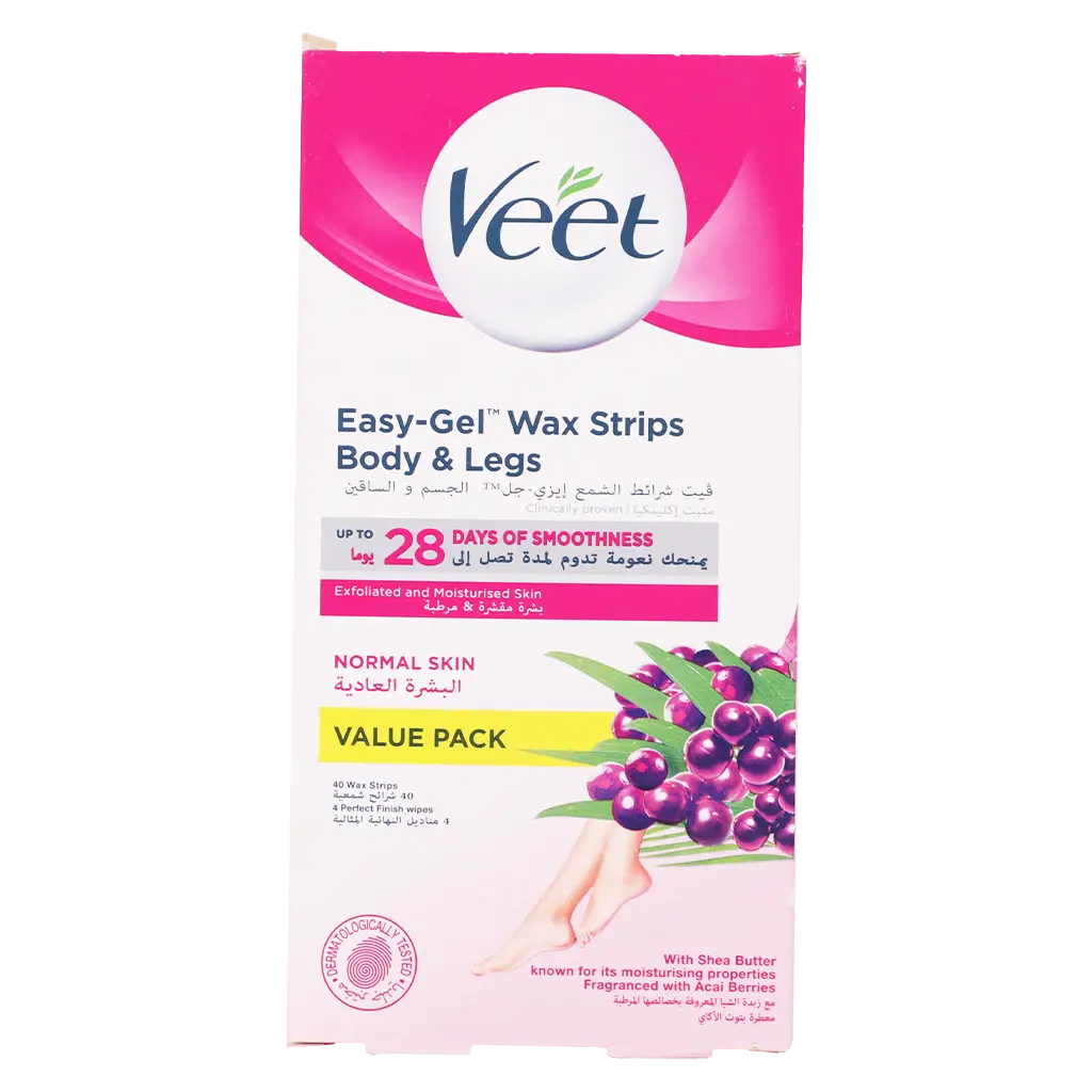Veet Pro Hair Removal Wax Legs And Body 40 Pcs - view 2