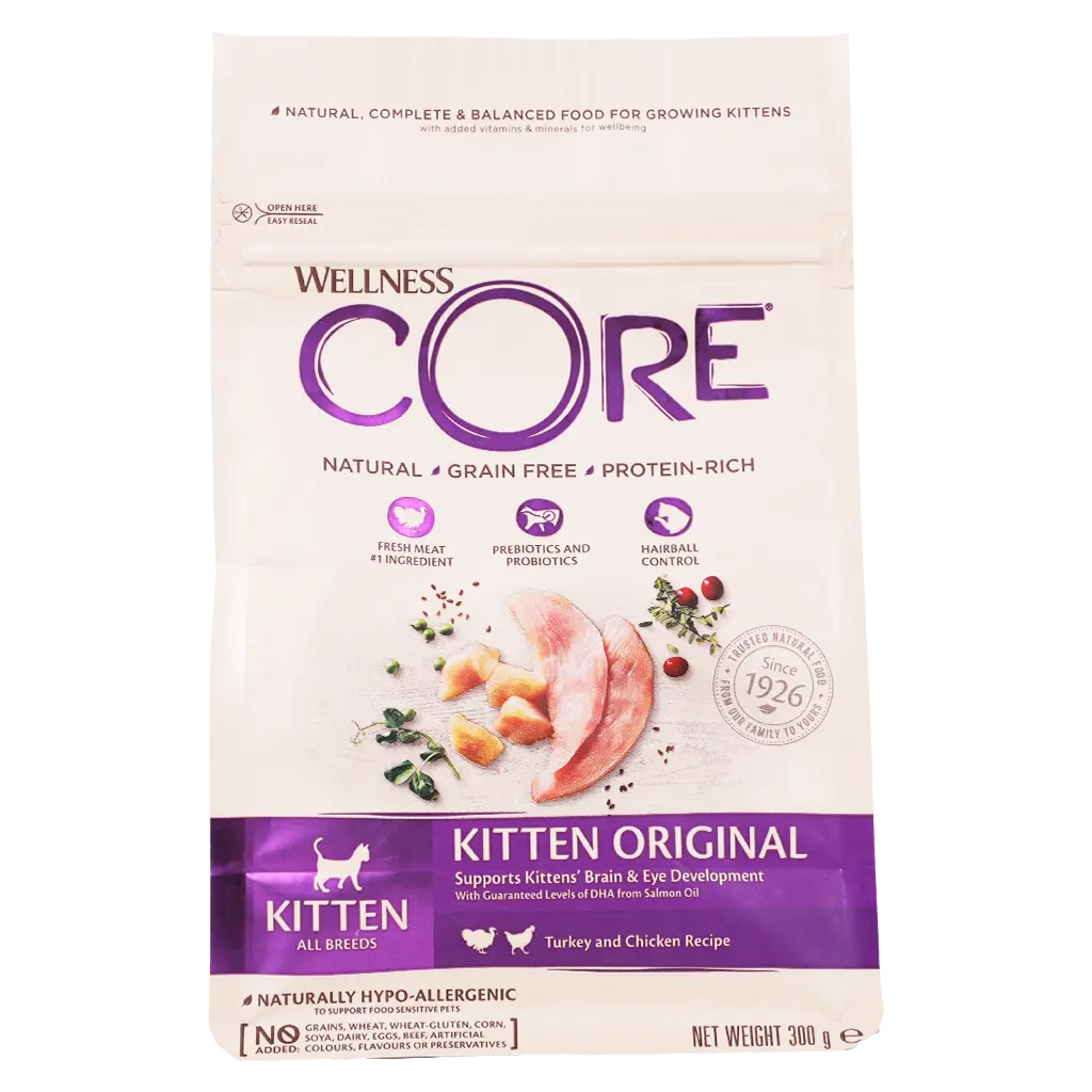 Wellness Core Kitten Turkey and Chicken Dry Food 300 gm - view 2