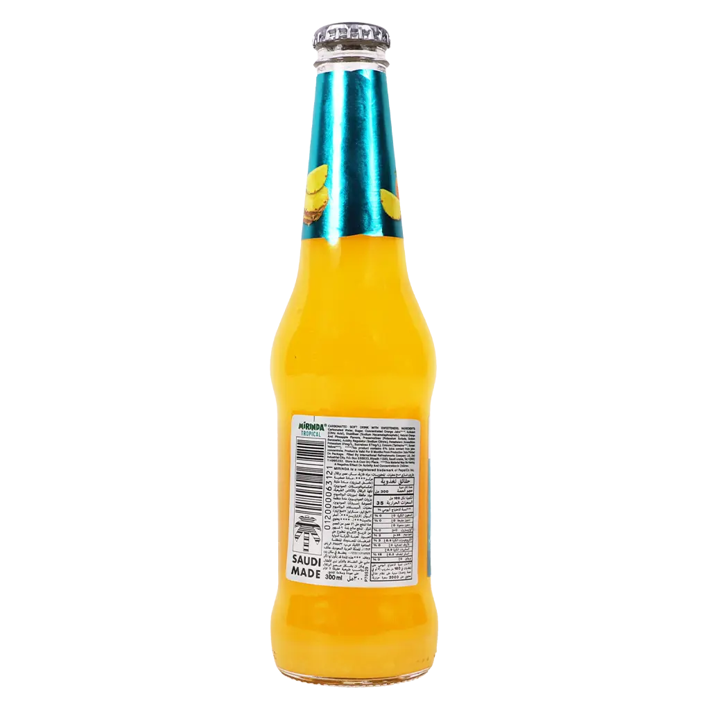 Mirinda Plus Carbonated Drink Tropical Falvour 300 ml - view 2