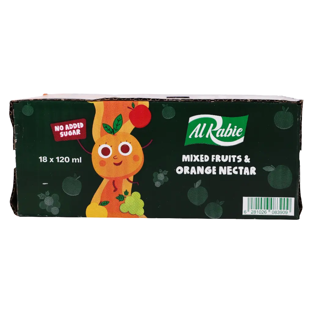 Alrabie Mixed Fruit & Orange 18 pcs 120 ml - view 4