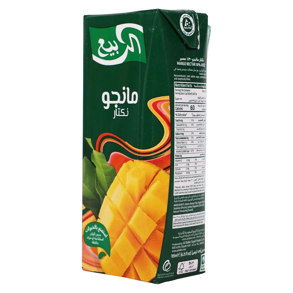 Al Rabie Mango Nectar 185 ml - view 1