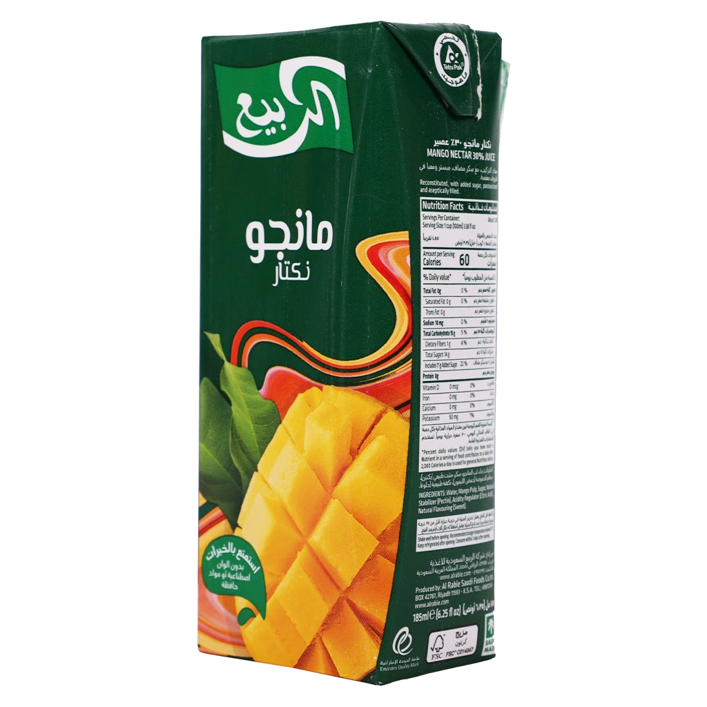 Al Rabie Mango Nectar 185 ml