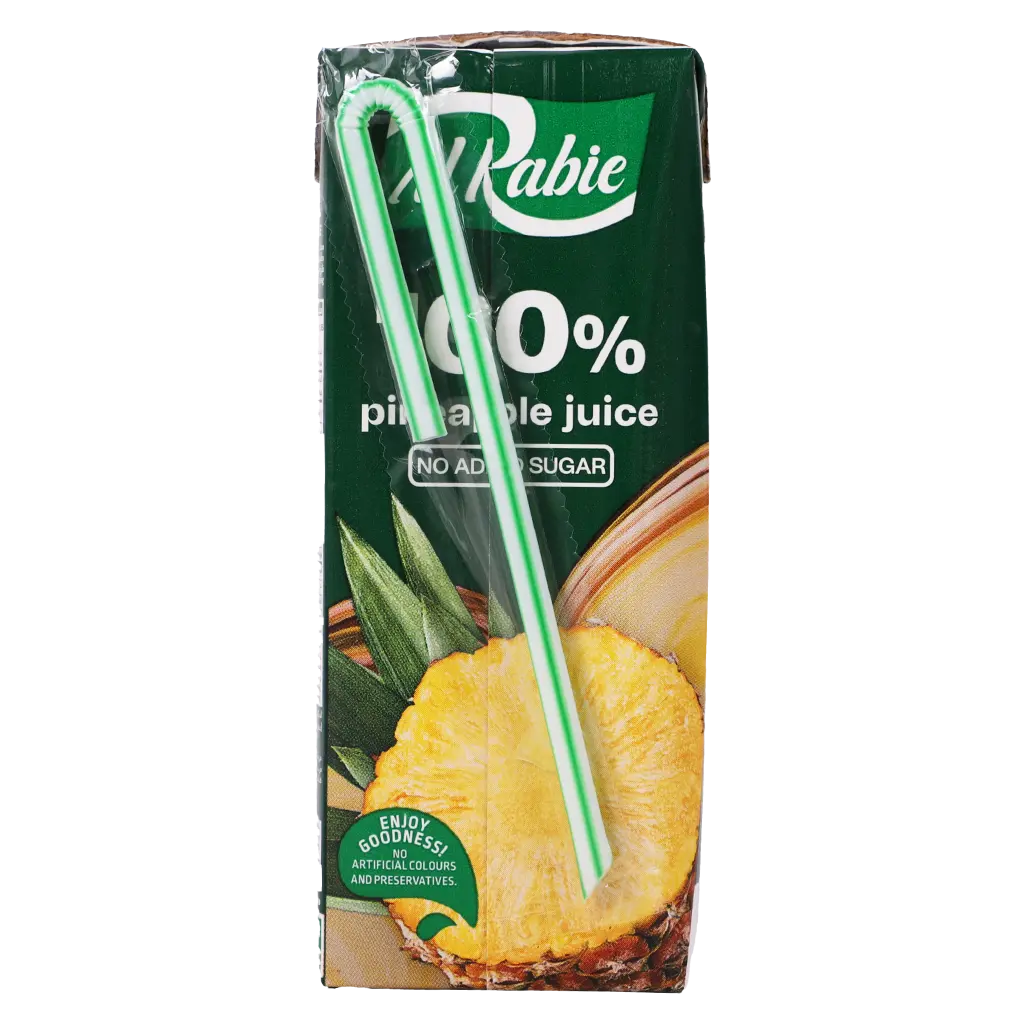Alrabie Pineapple Juice 185 ml - view 3