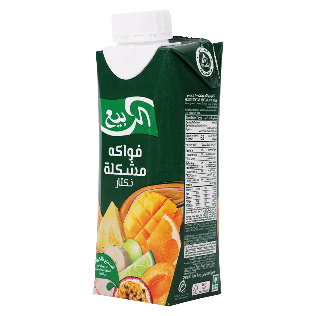 Al Rabie Fruit Cocktail Nectar 250 ml - view 1