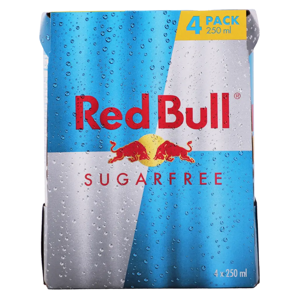 Red Bull Energy Drink Suger Free 4 pcs 250 ml - view 3