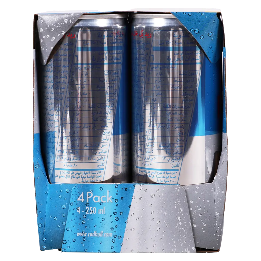 Red Bull Energy Drink Suger Free 4 pcs 250 ml - view 4