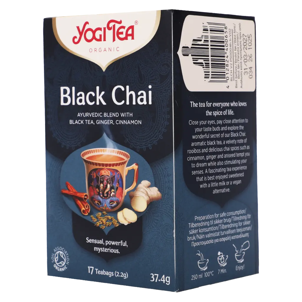 Yogi Tea Organic Tea Black Chai 17 Teabags - view 1