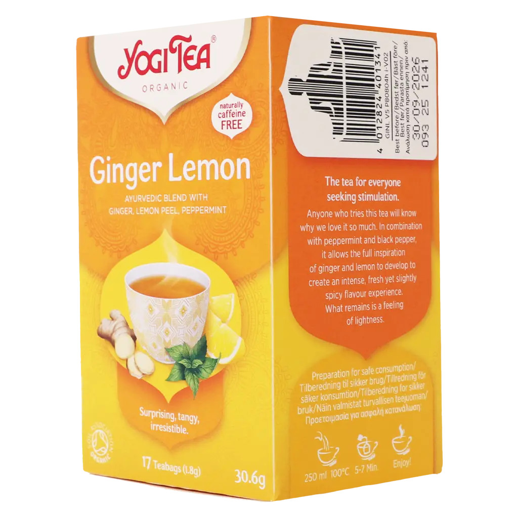 Yogi Tea Organic Tea Ginger Lemon 17 Teabags - view 1