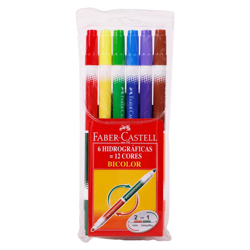 Faber Castell Fiberpen Washable 6 colors - view 1